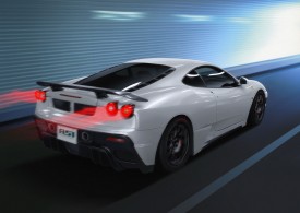 ASI Ferrari F430 body kit with "scuderia style" exhaust tips