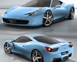 Ferrari 458 Italia baby blue 2 155x125 2011 BMW M5