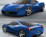 Ferrari 458 Italia blue 4 155x125 2011 BMW M5