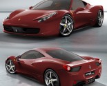 Ferrari 458 Italia burgundy 2 155x125 2011 BMW M5