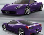 Ferrari 458 Italia purple 2 155x125 2011 BMW M5