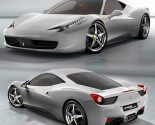 Ferrari 458 Italia silver 2 155x125 2011 BMW M5