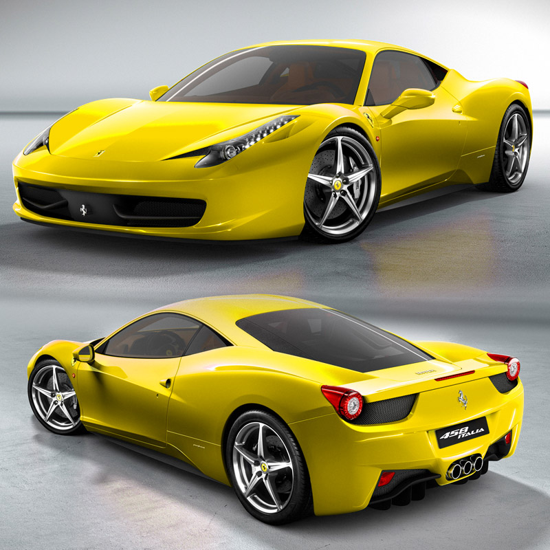 Ferrari-458-Italia-yellow 2