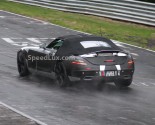 sls amg cabriolet 1 155x125 Spy shots: 2011 Mercedes Benz SLS AMG Cabrio/Roadster testing on the Nürburgring