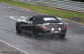 Spy shots: 2011 Mercedes-Benz SLS AMG Cabrio/Roadster testing on the Nürburgring