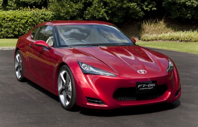 Toyota FT-86 Concept – new affordable rear wheel drive sports coupe