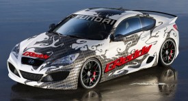 Hyundai and GReddy will show a 350 hp Genesis Coupe at SEMA 2009