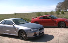 Video: Nissan GT-R (R35) meets its ancestor
