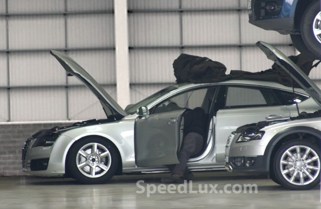 2010 Audi A7 spotted undisguised