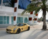 Mercedes SLS AMG Desert Gold Mercedes SLS AMG Desert Gold 10 155x125 Dubai 2009: Mercedes Benz SLS AMG Desert Gold