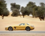 Mercedes SLS AMG Desert Gold Mercedes SLS AMG Desert Gold 4 155x125 Dubai 2009: Mercedes Benz SLS AMG Desert Gold