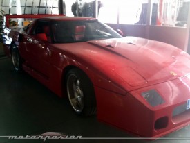 A Corvette replica of the Ferrari F40