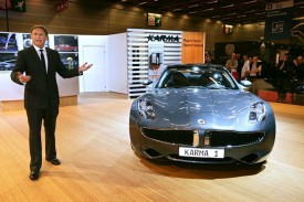 First factory-built Fisker Karma launched at the Paris Motor Show