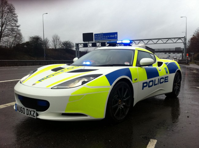 2011 Lotus Evora Police Car for highway patrol