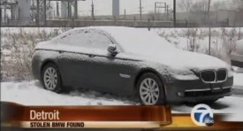 BMW 750i xDrive that was stolen from the Detroit Auto Show traced by police