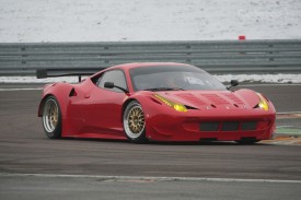 2011 Ferrari 458 Italia GT2 caught undergoing test runs
