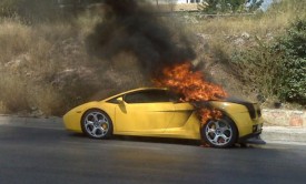 Gallardo in flames