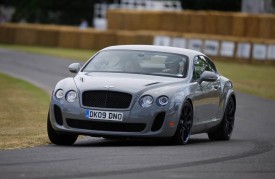 Bentley Continental Supersports flying with Derek Bell