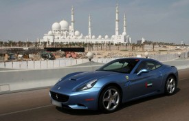 Ferrari California at the Ferrari Parade